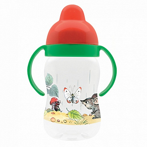 Поильник-непроливайка с твердым носиком из серии Сказки В.Сутеева – Под грибом, 250 мл, от 6 мес (Lubby, 16431/144/12_Под грибом)